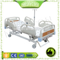 Adjustable 3 crank hospital manual bed with ABS board